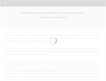 Tablet Screenshot of lincolncountywater.com